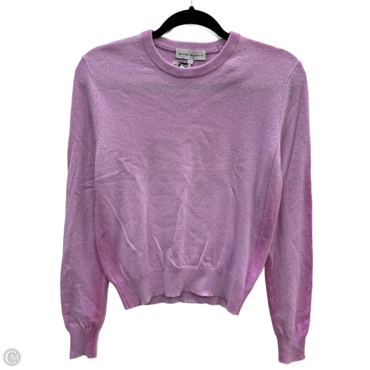 Sweater By White And Warren In Purple, Size: L