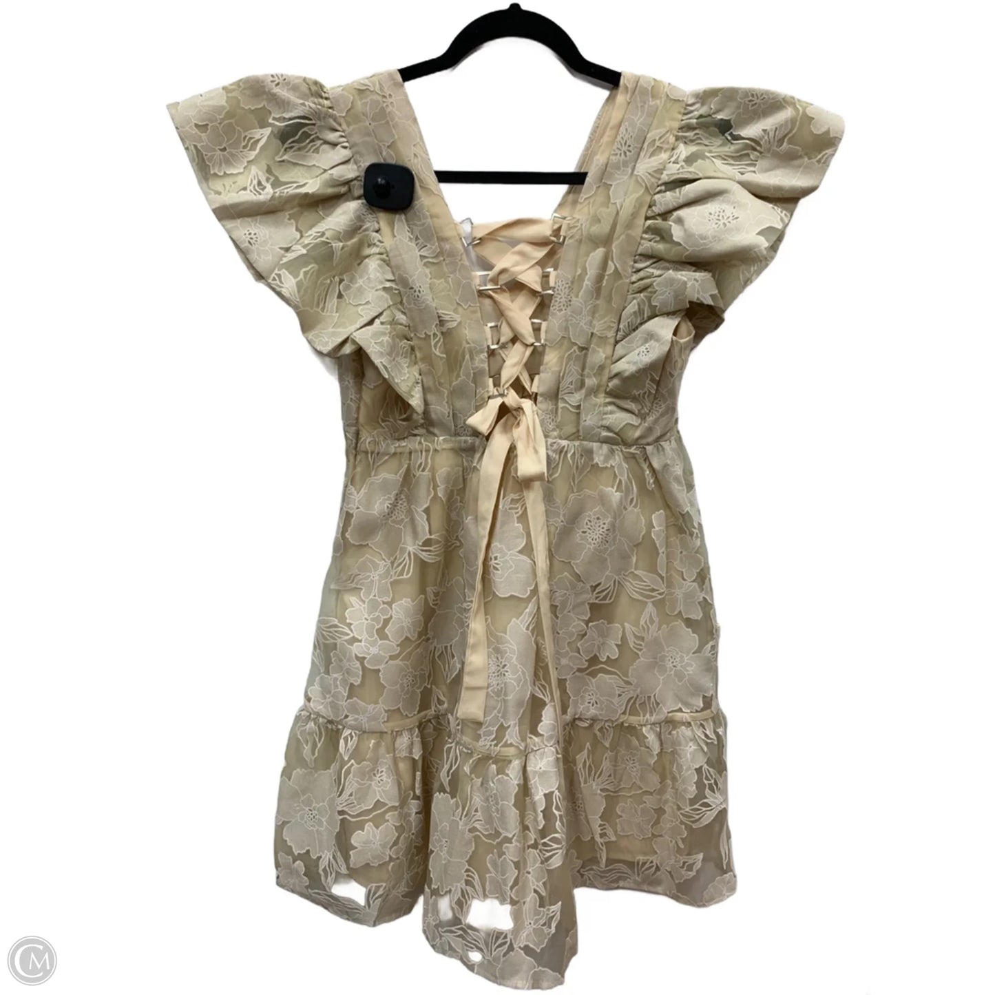 Dress Party Short By Tcec In Beige, Size: M