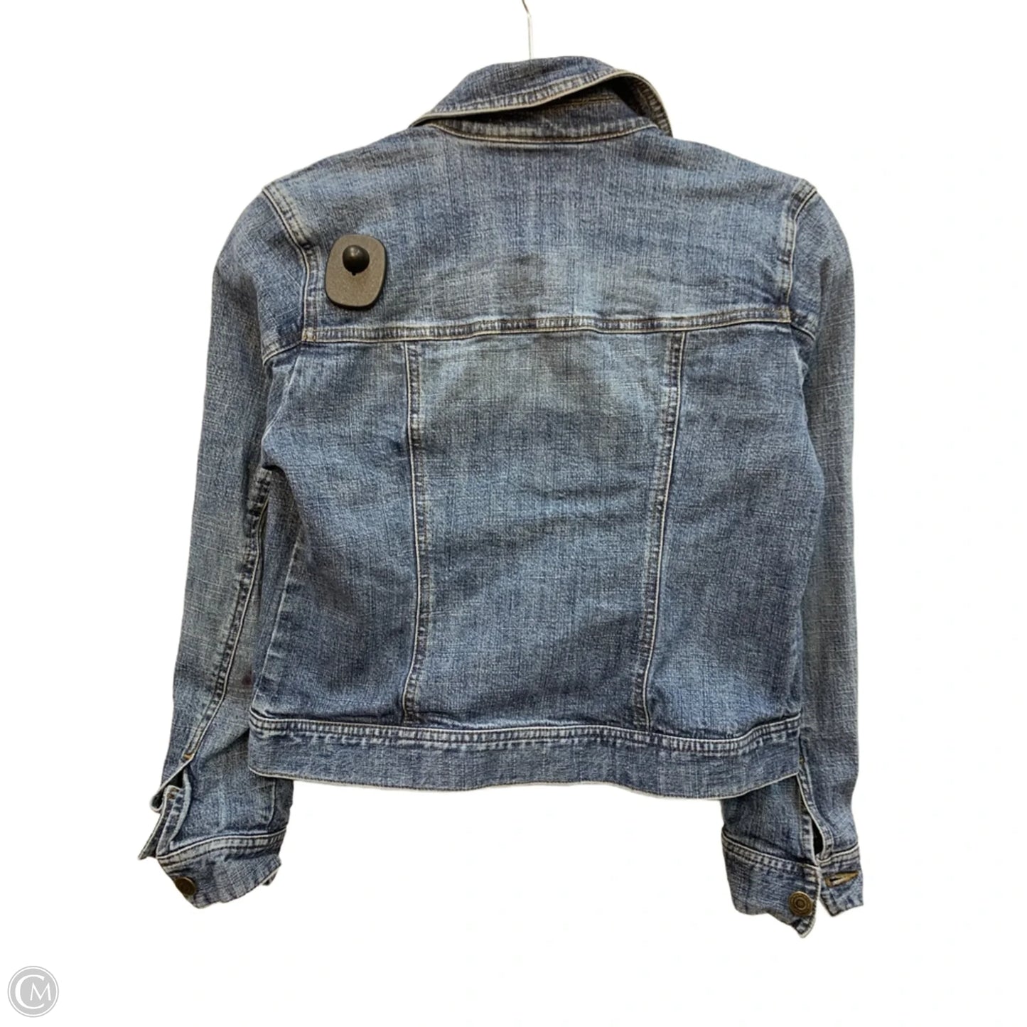 Jacket Denim By Ann Taylor In Blue Denim, Size: 6p