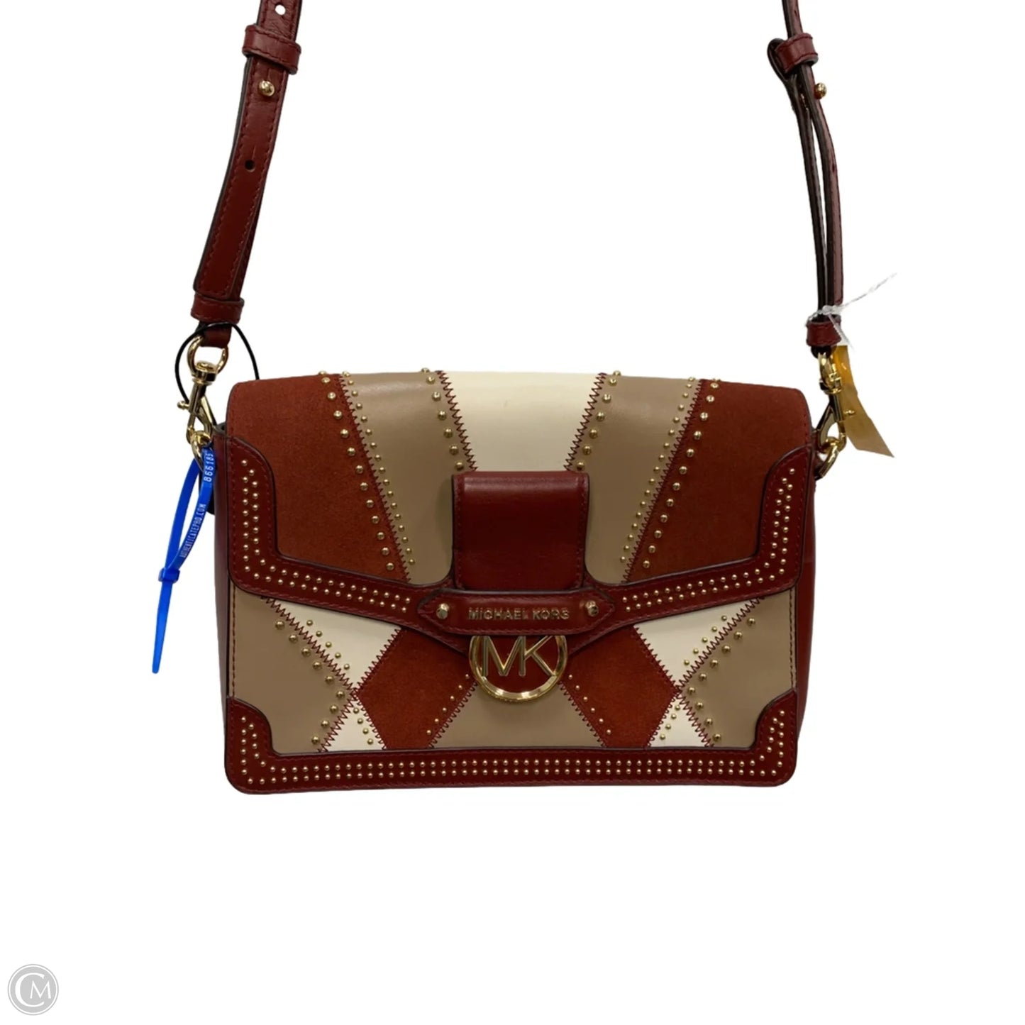 Crossbody Designer By Michael Kors, Size: Medium