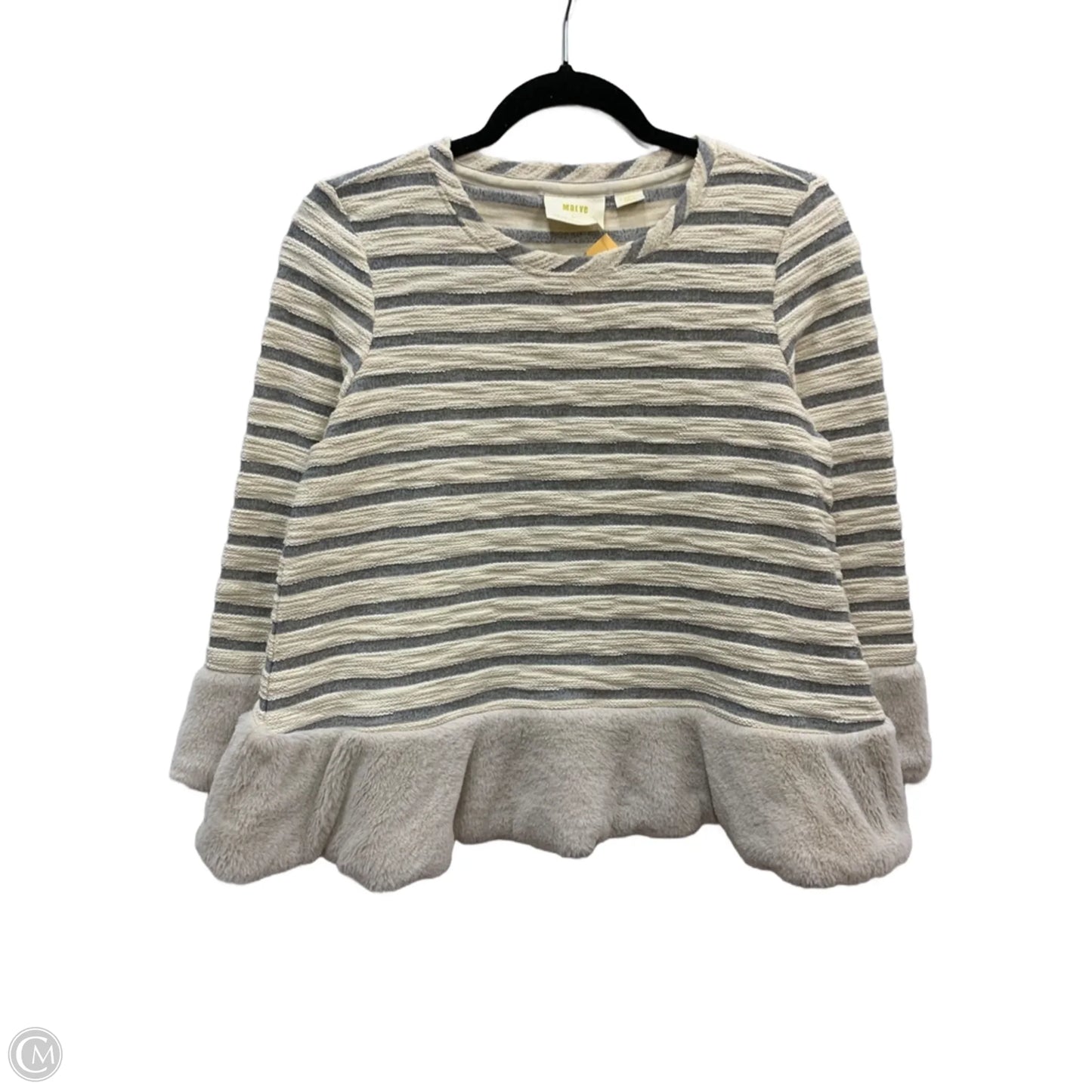 Top Long Sleeve By Maeve In Beige, Size: Xs