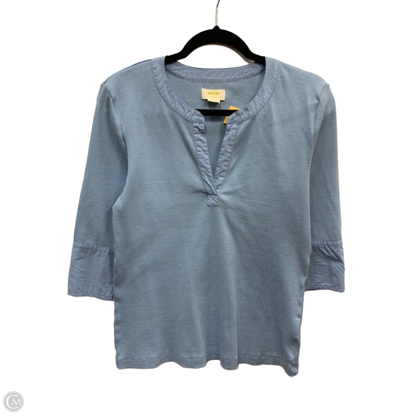 Top Short Sleeve By Maeve In Blue, Size: L