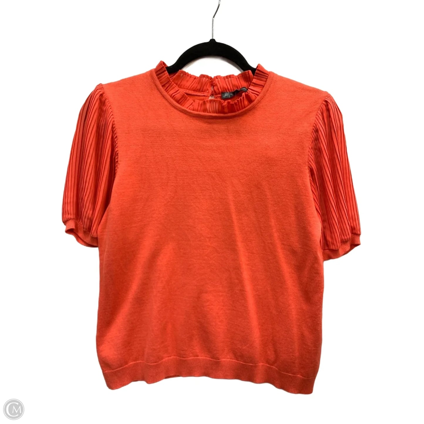 Top Short Sleeve By Adrianna Papell In Red, Size: S