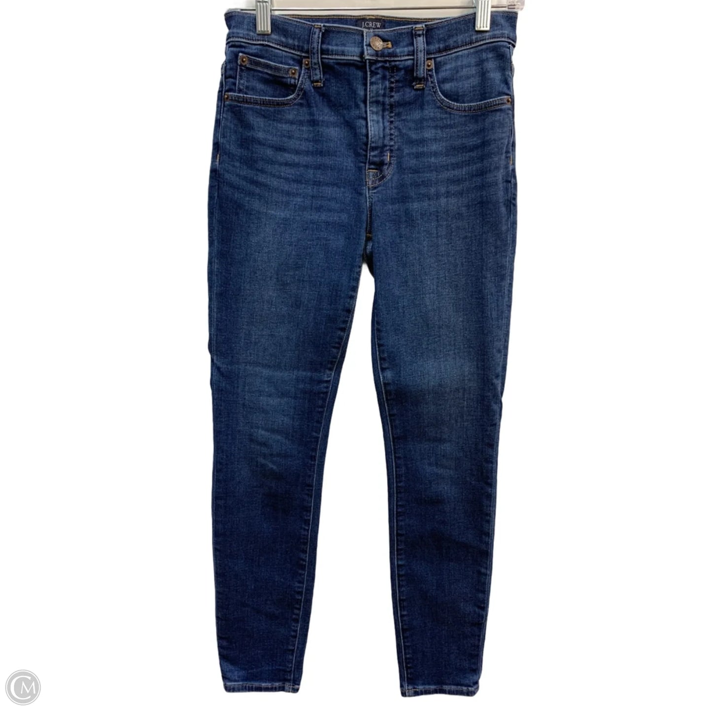 Jeans Skinny By J. Crew In Blue Denim, Size: 0