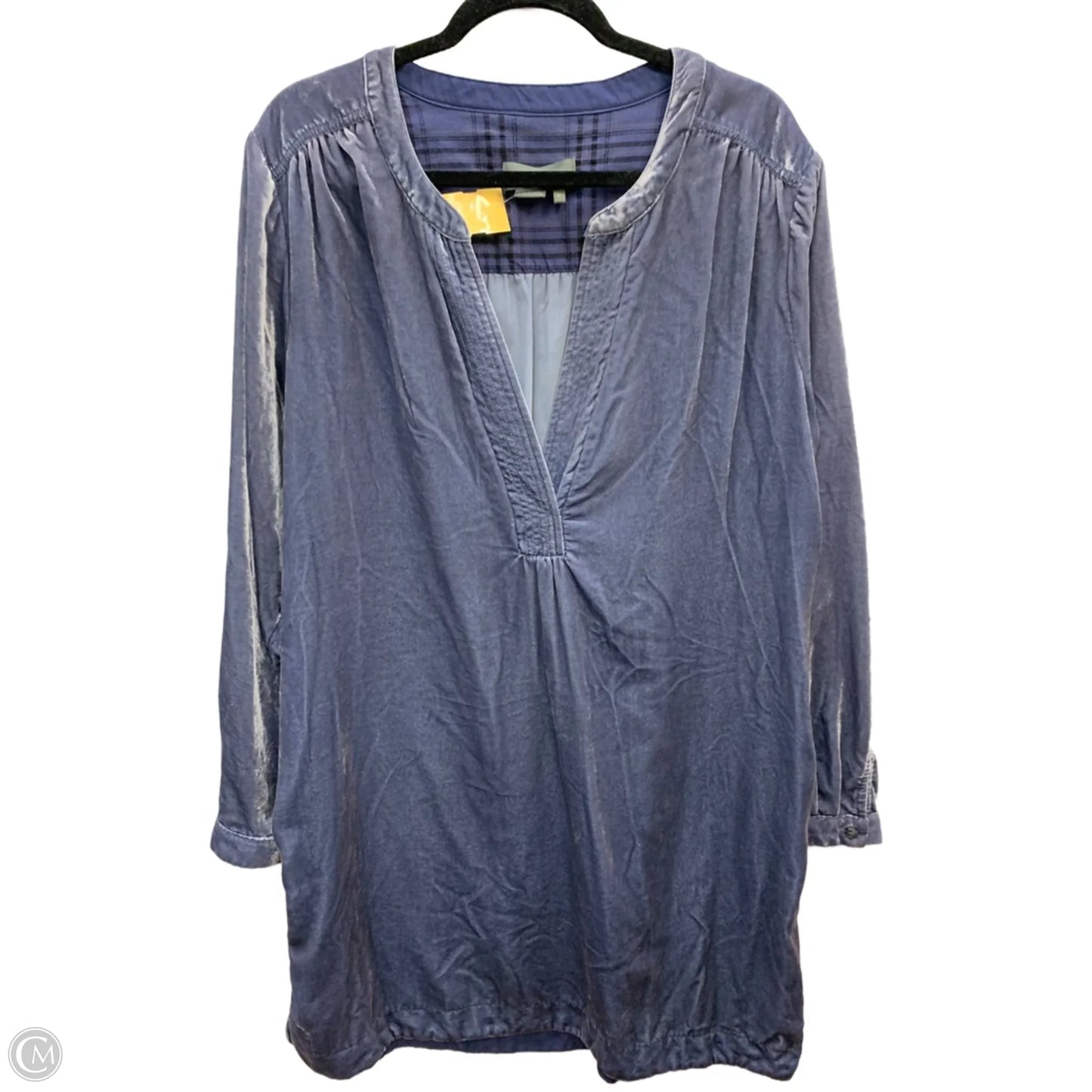 Dress Casual Midi By Anthropologie In Blue, Size: Xl