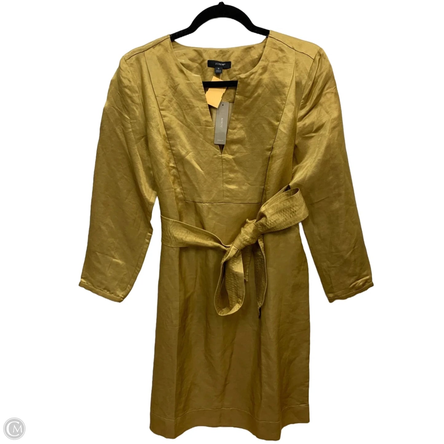 Dress Party Midi By J. Crew In Gold, Size: S