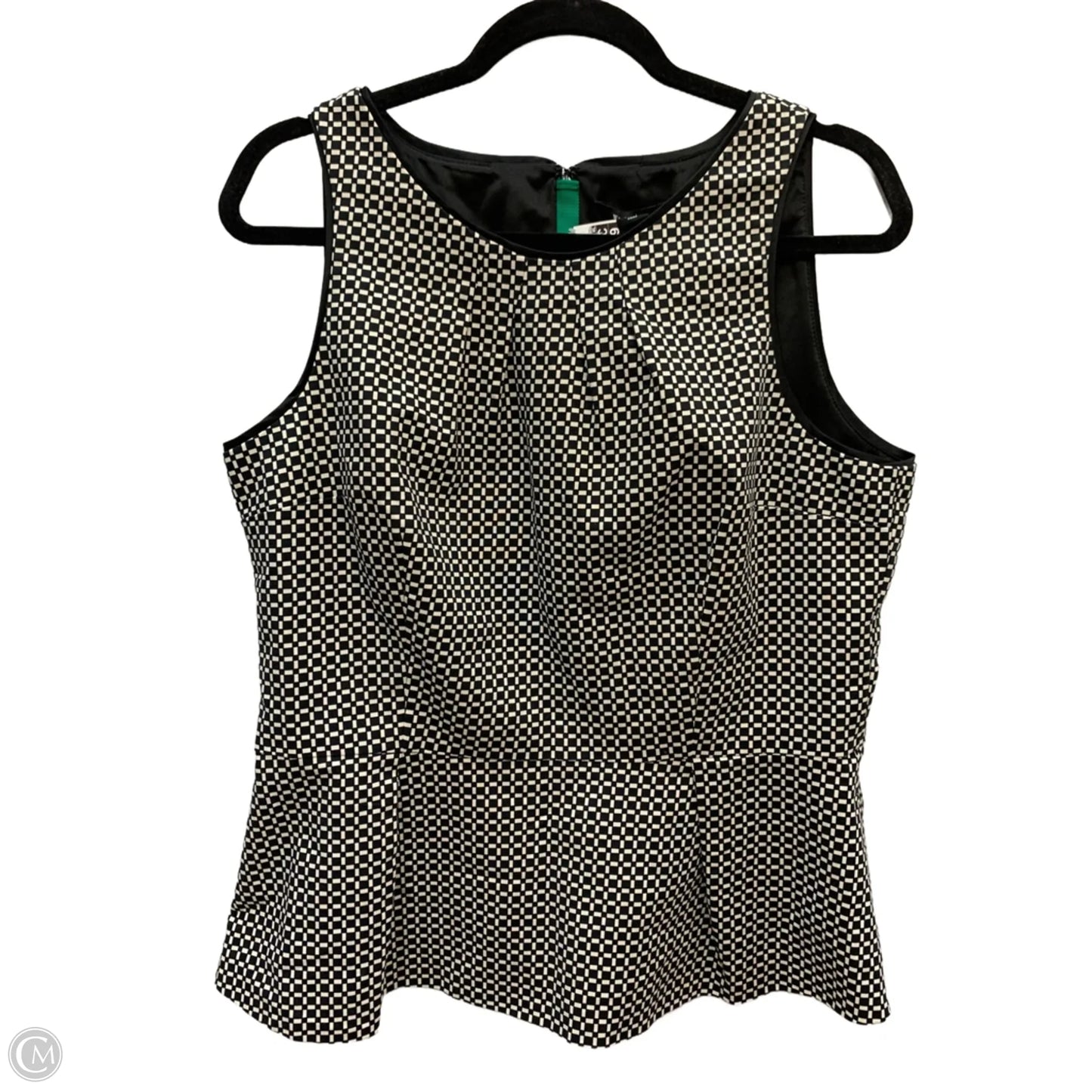 Tank Top By White House Black Market In Checkered Pattern, Size: 14