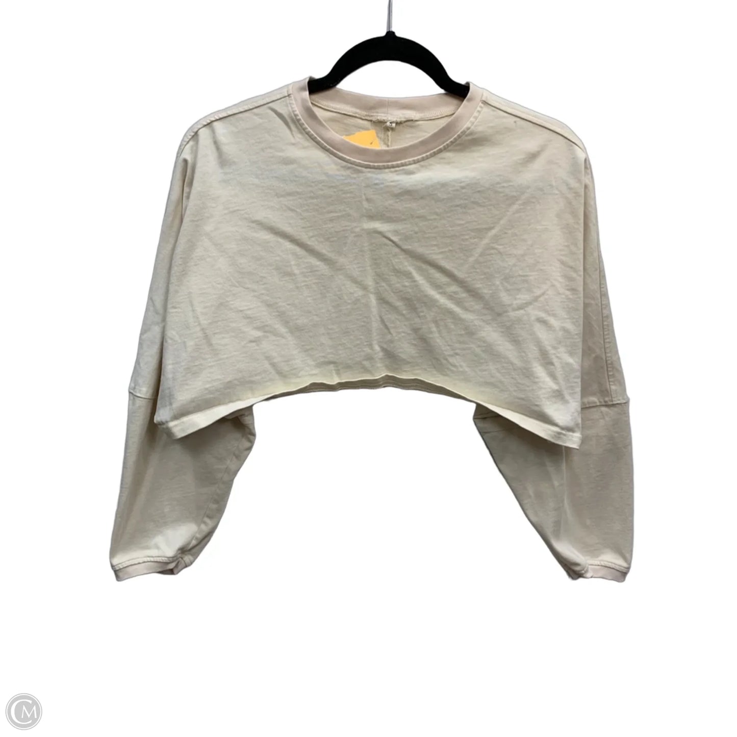 Top Long Sleeve By Clothes Mentor In Cream, Size: S