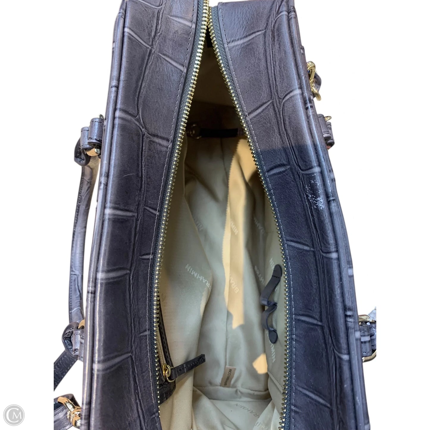 Handbag Designer By Brahmin, Size: Medium