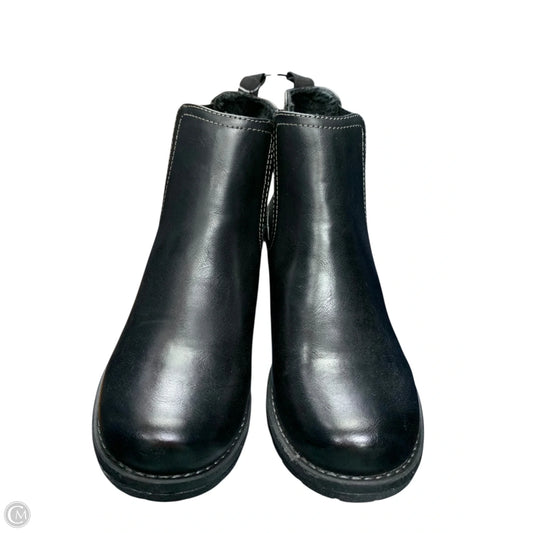 Boots Ankle Flats By Eastland In Black, Size: 6.5
