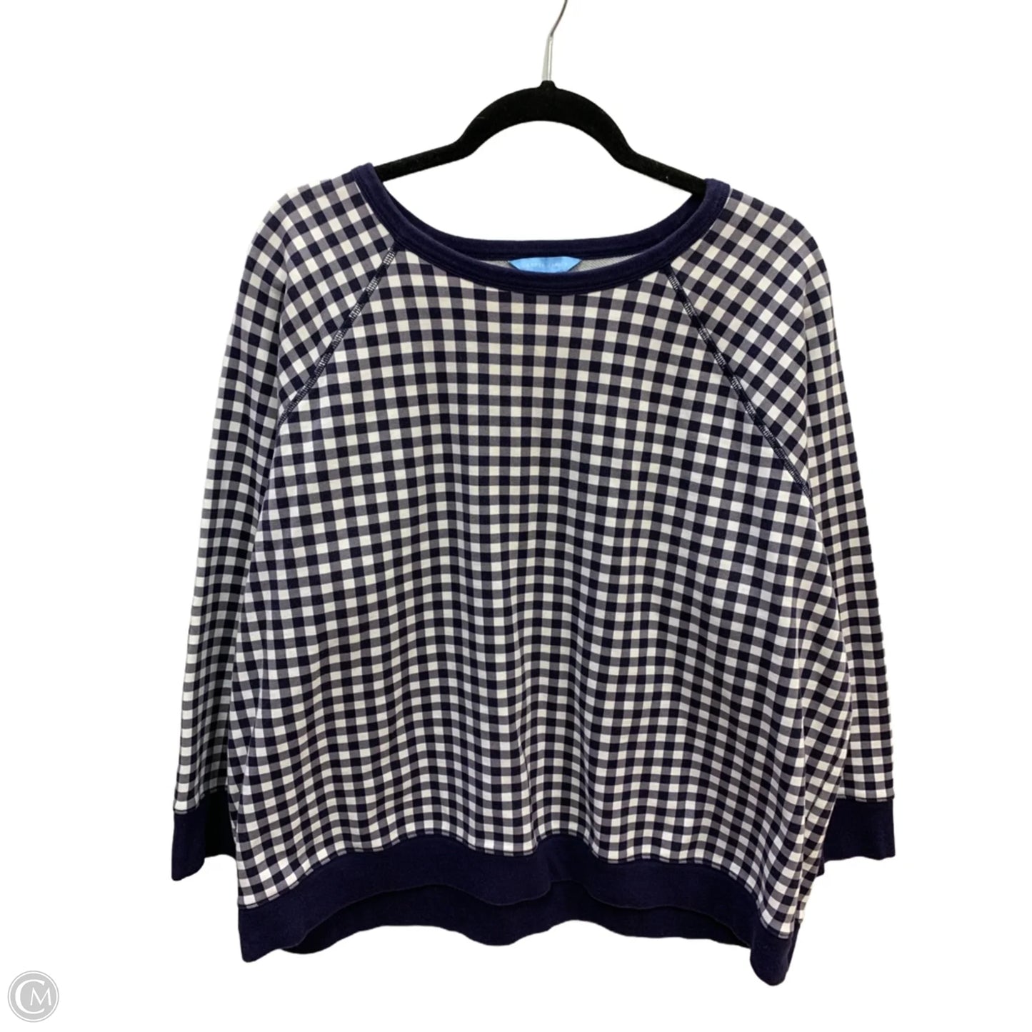 Sweatshirt Crewneck By Draper James In Navy, Size: 2x