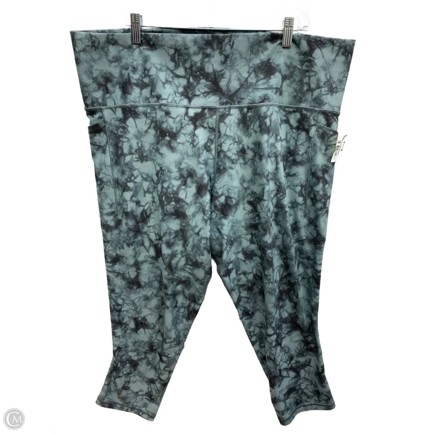 Athletic Leggings By Athleta In Teal, Size: 3x