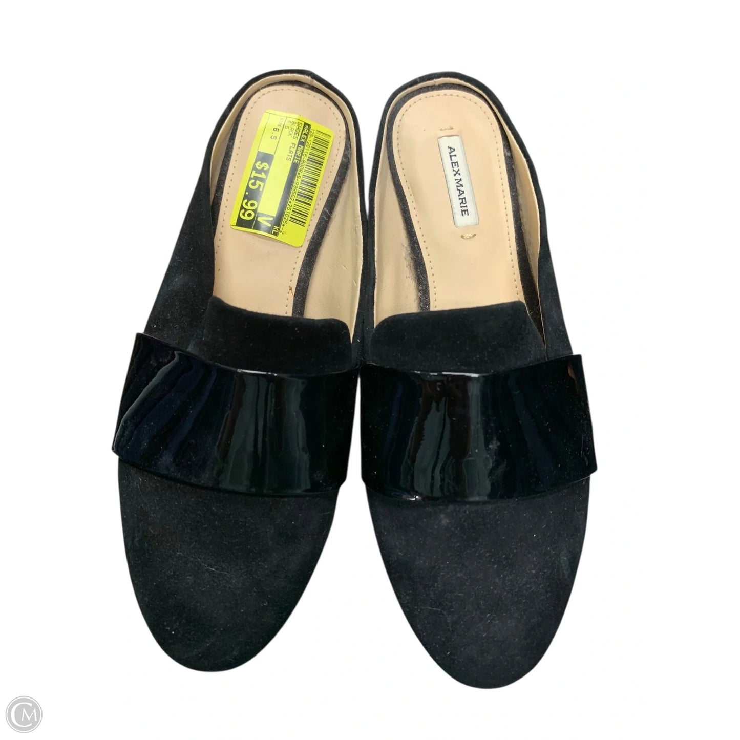 Shoes Flats By Alex Marie In Black, Size: 6.5