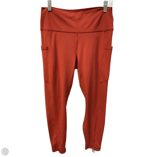 Athletic Leggings By Yogalicious In Red, Size: Xl