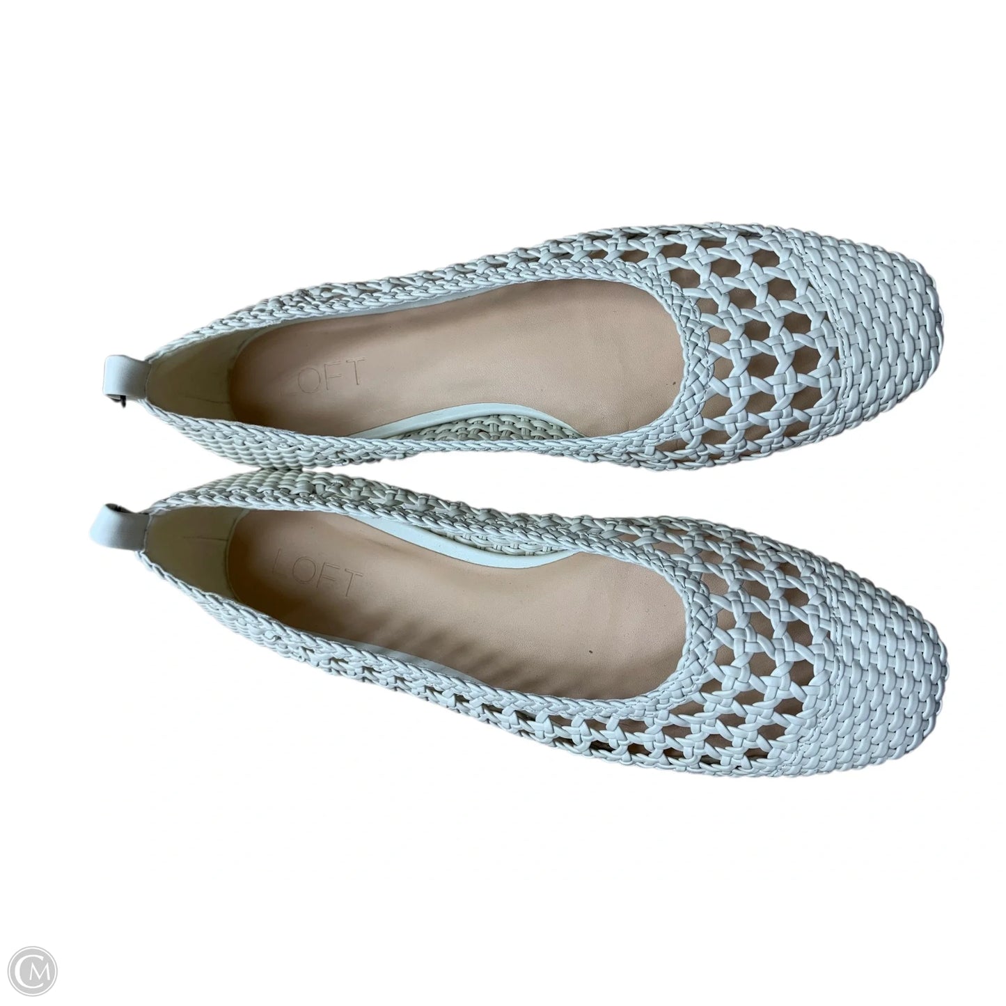Shoes Flats By Loft In Cream, Size: 9