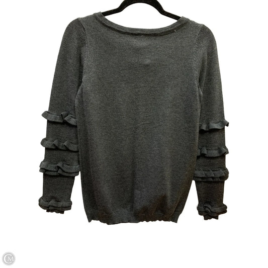 Top Long Sleeve By Ny Collection In Grey, Size: S
