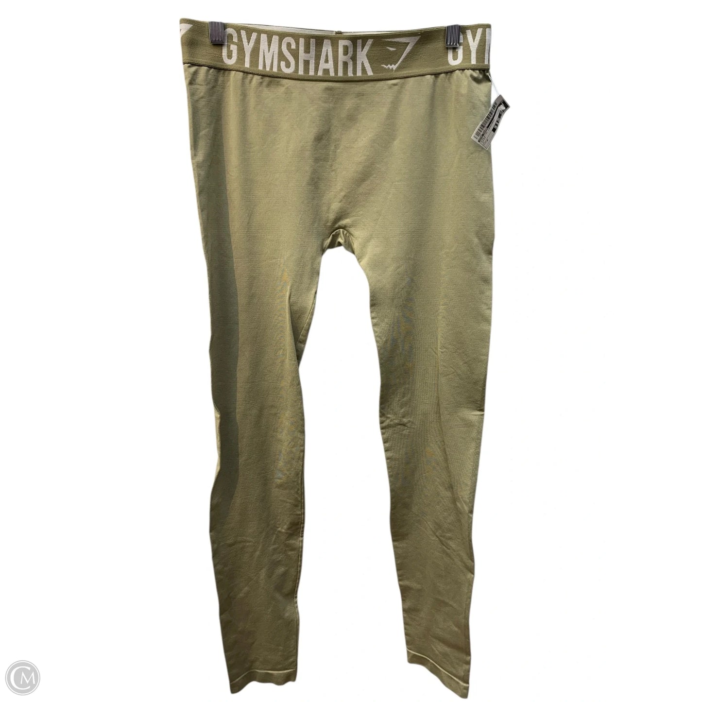 Athletic Leggings By Gym Shark In Green, Size: M