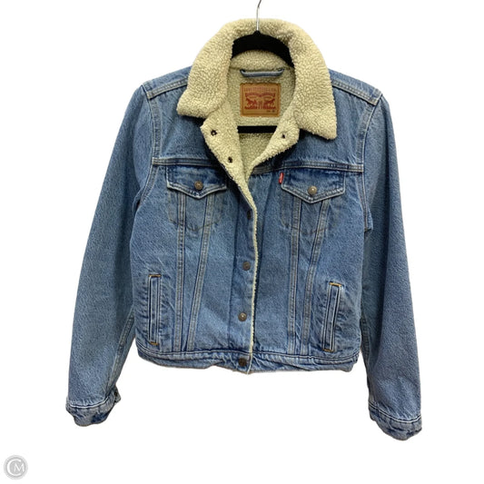Jacket Denim By Levis In Blue Denim, Size: M