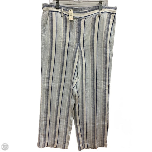 Pants Linen By Talbots In Blue, Size: 12