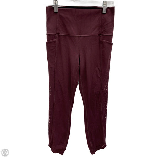 Athletic Leggings By Athleta In Purple, Size: S