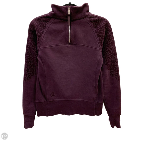 Sweatshirt Collar By Lululemon In Purple, Size: S