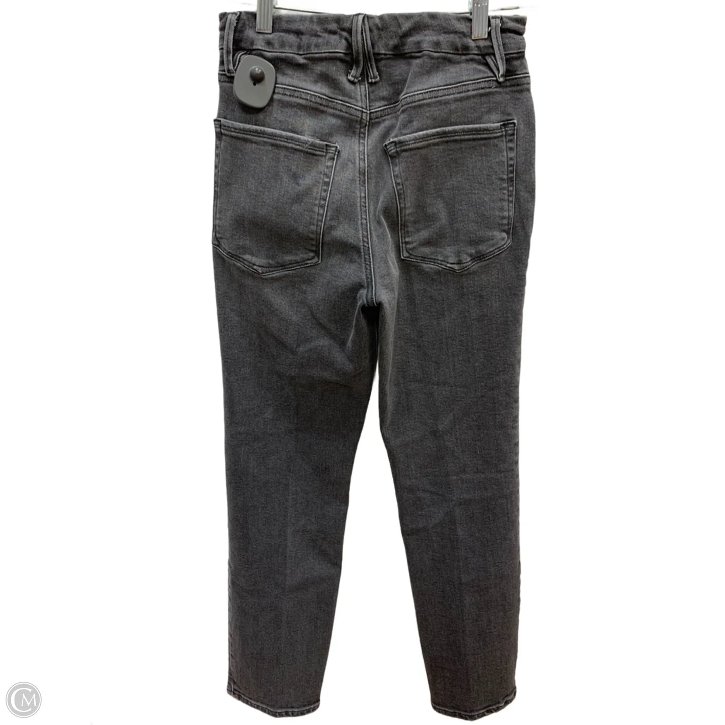 Jeans Straight By Good American In Grey Denim, Size: 4