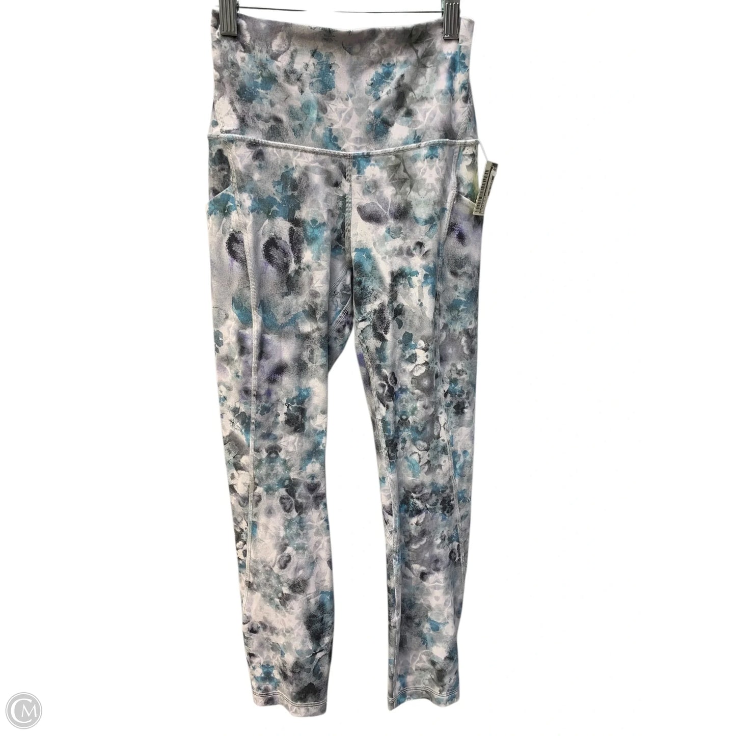 Athletic Leggings By Lululemon In Floral Print, Size: 4