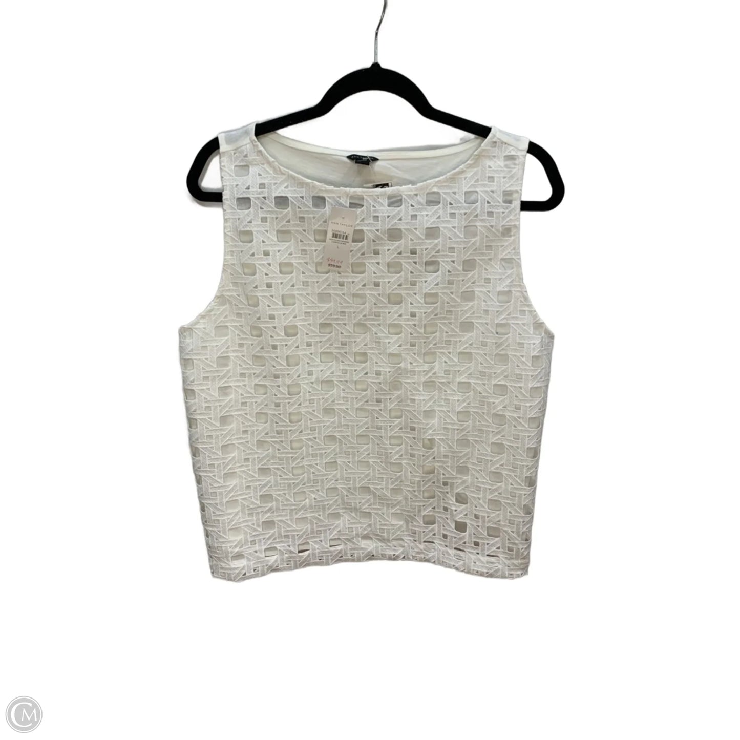 Tank Top By Ann Taylor In White, Size: L