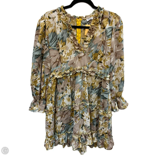 Dress Casual Short By Clothes Mentor In Floral Print, Size: S