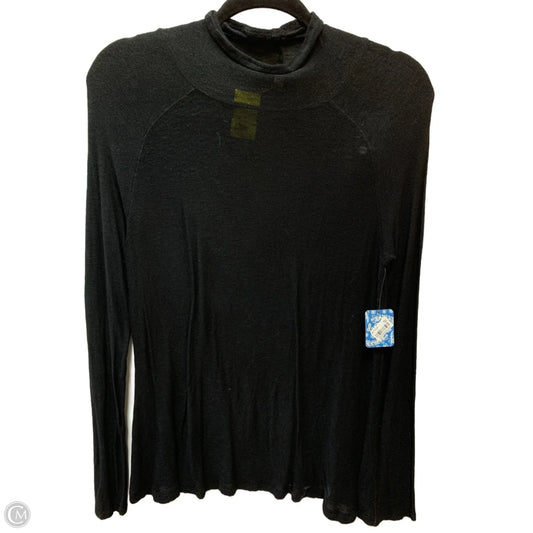 Top Long Sleeve By Free People In Black, Size: M