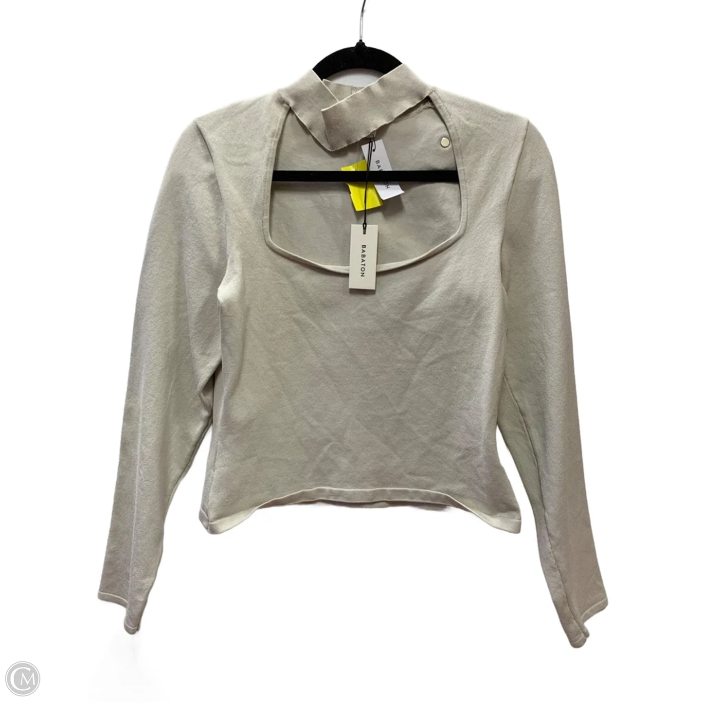 Top Long Sleeve By Babaton In Beige, Size: Xl