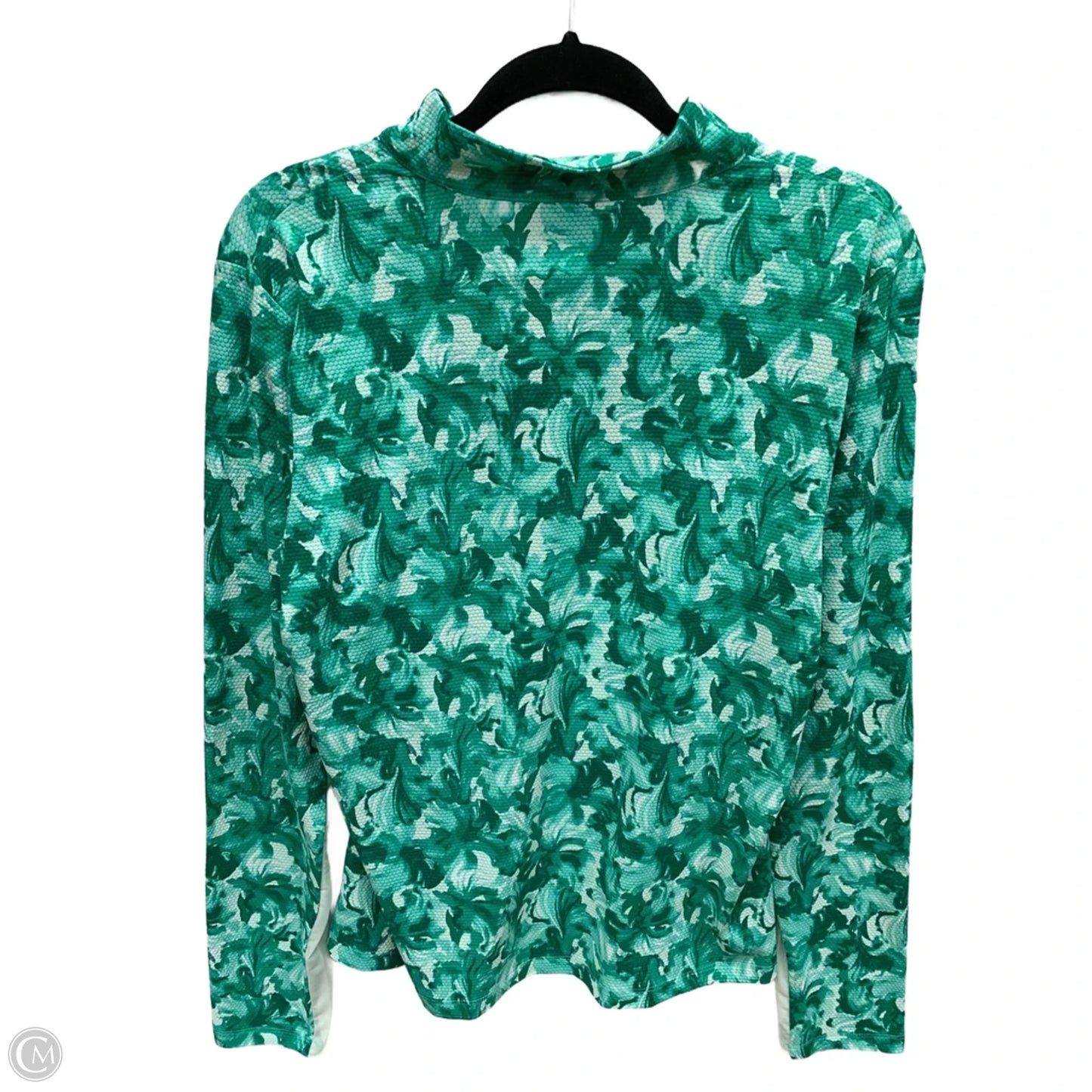 Athletic Top Long Sleeve Collar By Tommy Bahama In Green, Size: Xl