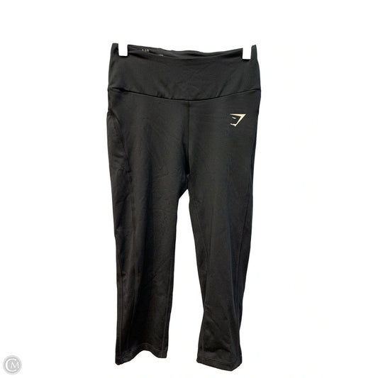 Athletic Leggings Capris By Gym Shark In Black, Size: S