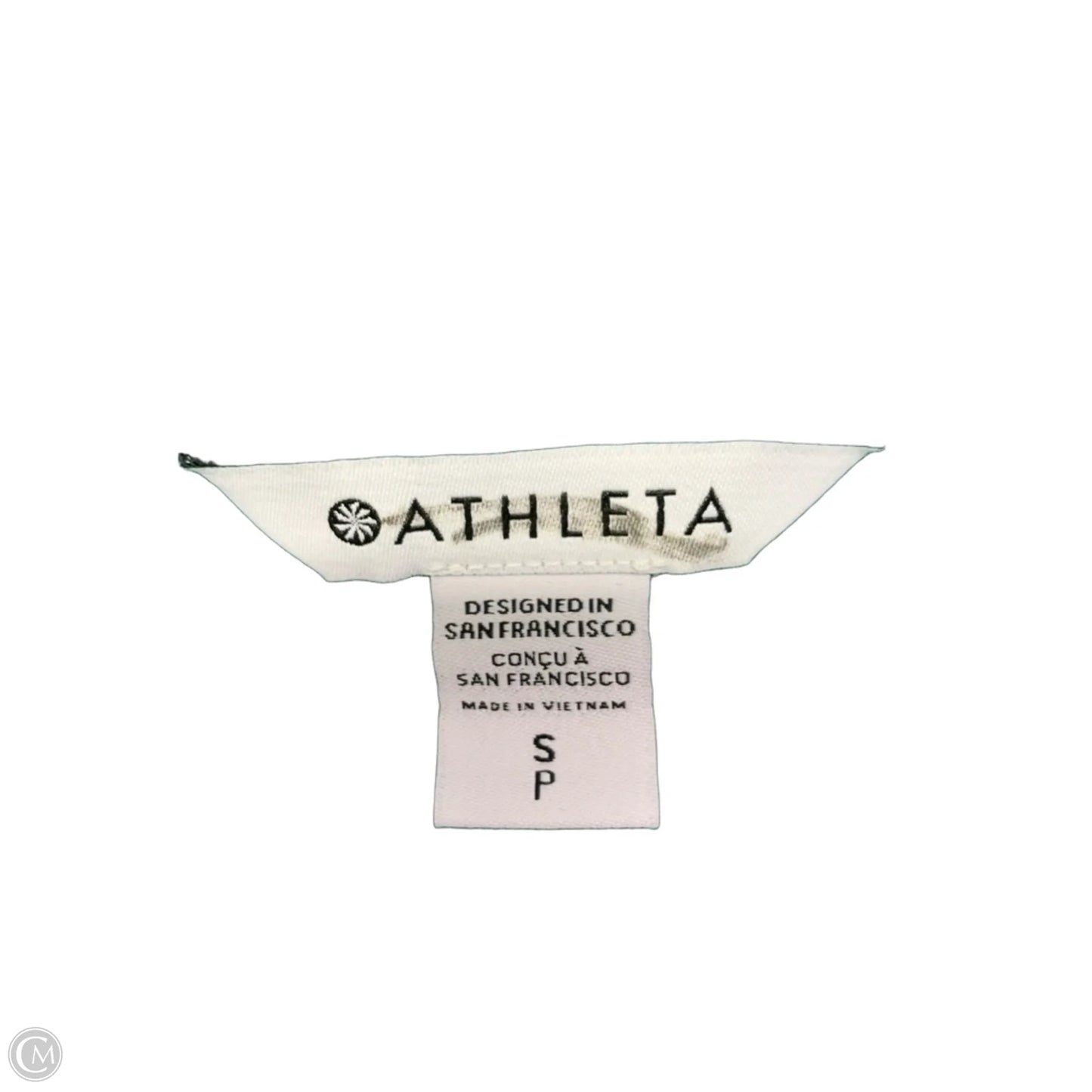 Top Short Sleeve By Athleta In Green, Size: S
