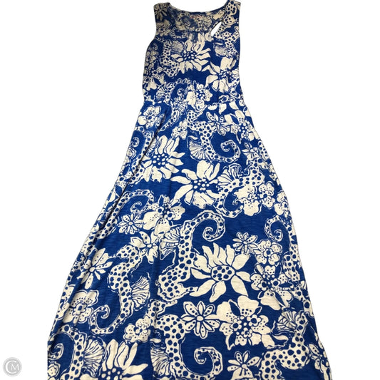 Dress Designer By Lilly Pulitzer In Blue & White, Size: S