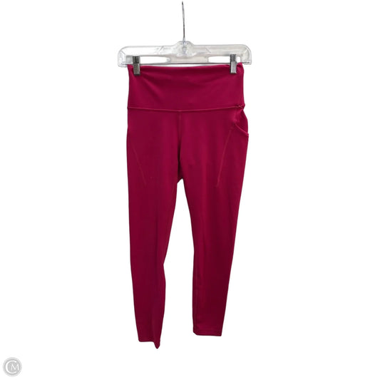 Athletic Leggings By Lululemon In Pink, Size: 6