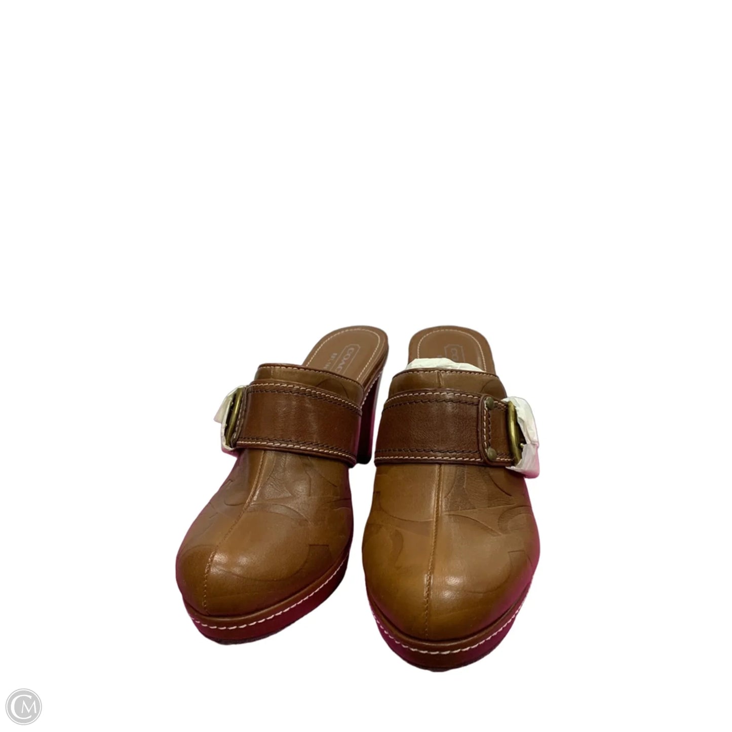 Shoes Designer By Coach In Brown, Size: 9.5