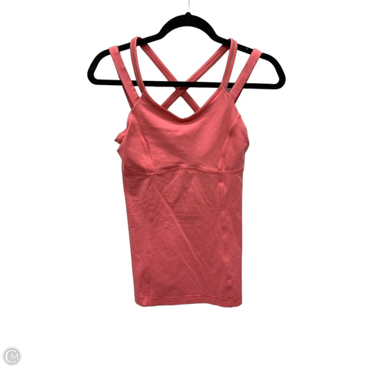 Athletic Tank Top By Lululemon In Pink, Size: 8