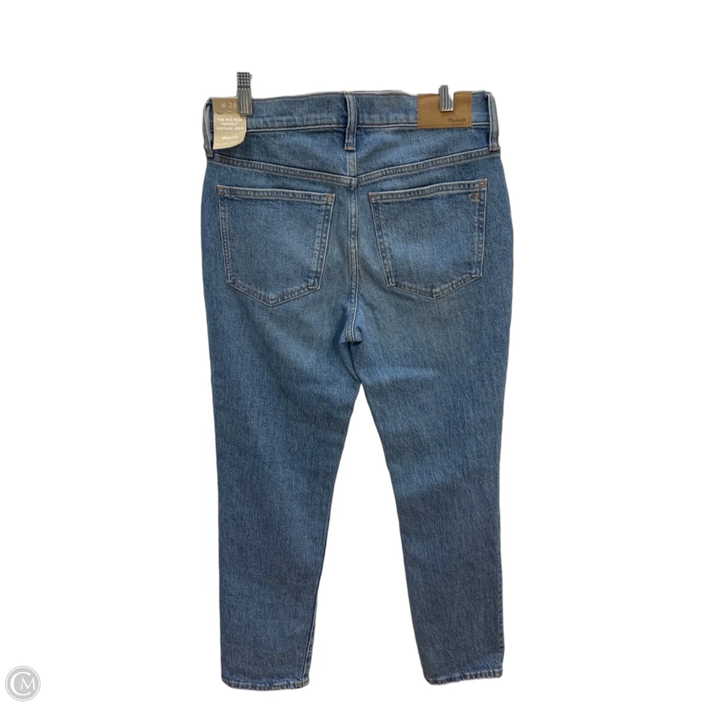 Jeans Straight By Madewell In Blue Denim, Size: 2