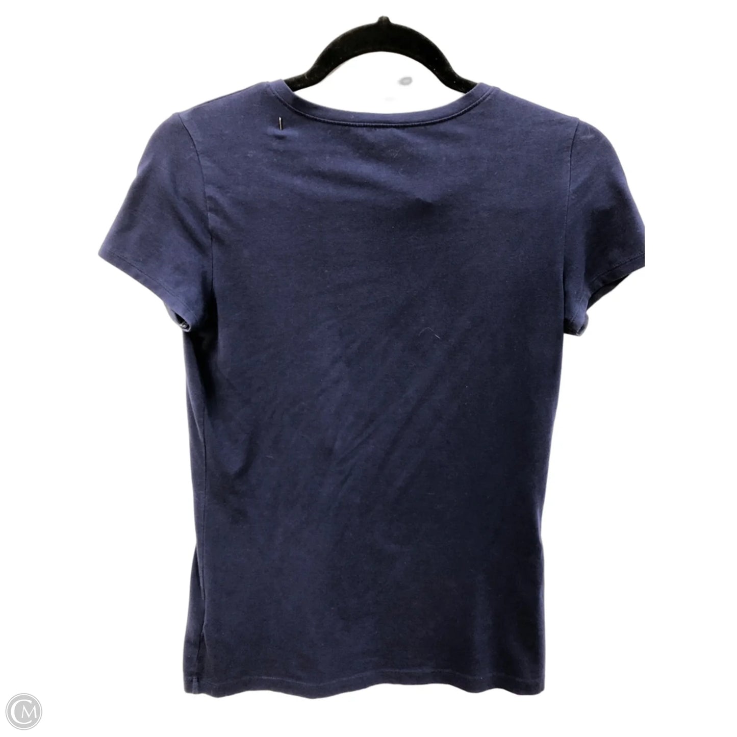 Top Short Sleeve Designer By Lilly Pulitzer In Navy, Size: Xs
