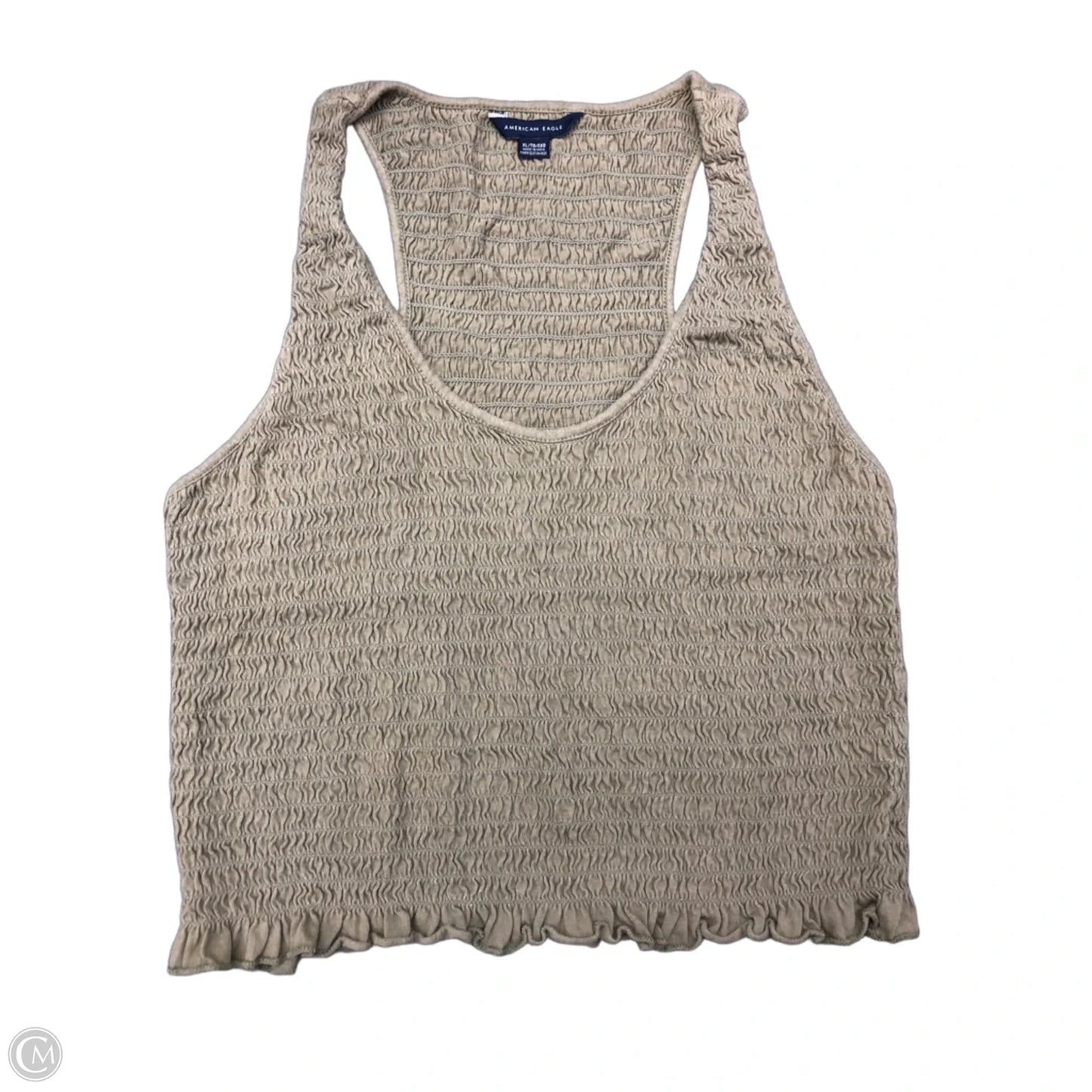Tank Top By American Eagle In Green, Size: Xl