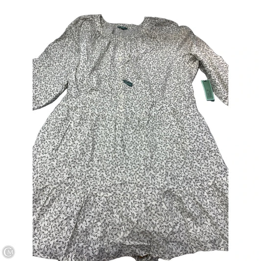 Dress Casual Short By Terra & Sky In Black & White, Size: 4x