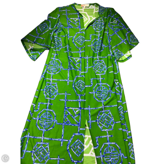Dress Casual Maxi By Jude Connally In Blue & Green, Size: M