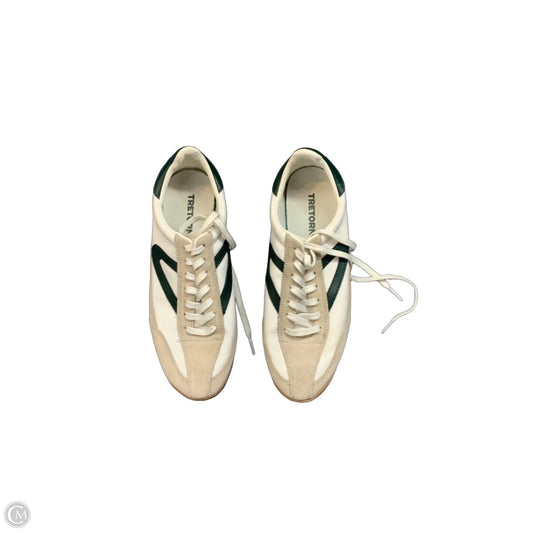 Shoes Sneakers By Tretorn In Cream & Green, Size: 9