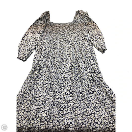 Dress Casual Short By J. Crew In Floral Print, Size: 3x