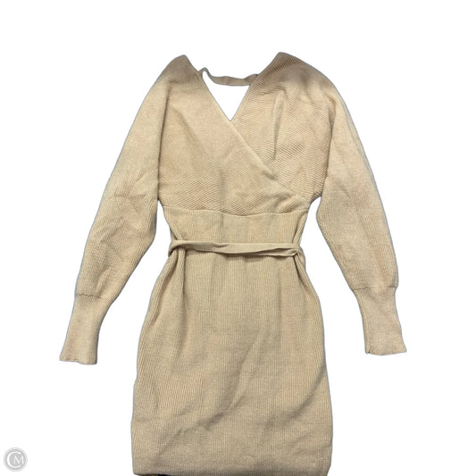 Dress Sweater By Zesica In Brown, Size: S