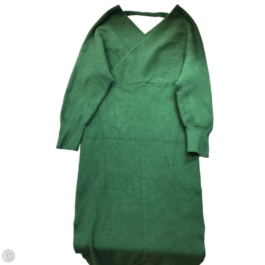 Dress Sweater By Clothes Mentor In Green, Size: M