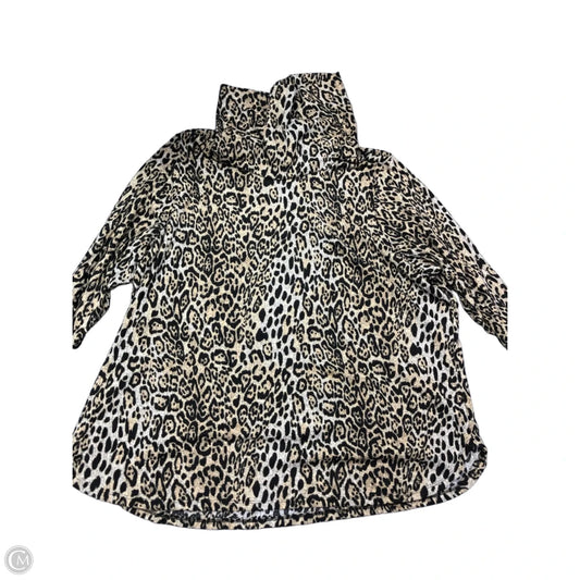 Sweater By Kim Rogers In Animal Print, Size: 3x