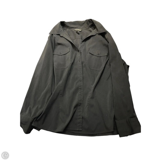 Top Long Sleeve By Lane Bryant In Black, Size: 3x