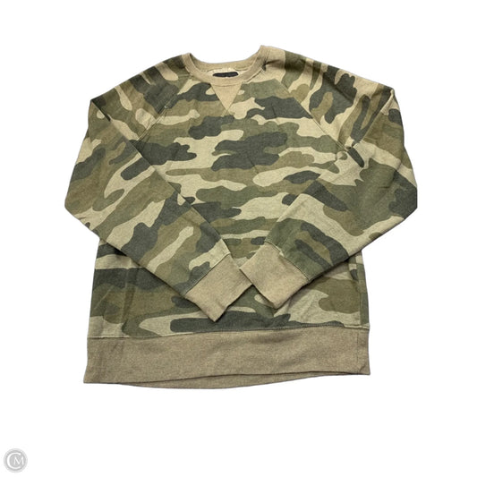 Sweatshirt Crewneck By Lucky Brand In Camouflage Print, Size: M